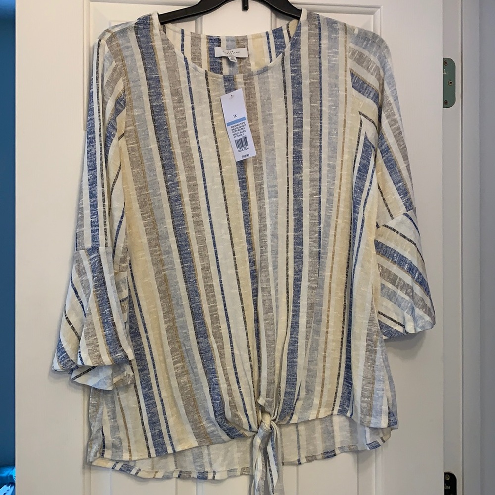 New Direction Flared Sleeve Top